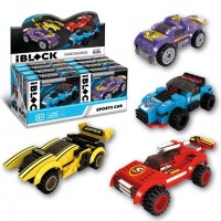 Конструктор "IBlock Junior" Мегакари 74-93дет.,в кор.-ці,16х5х13см №KH52/002/(48) КІ