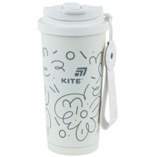 Термочашка 0,55л "Kite" біла №K25-1226-3