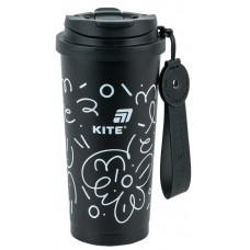Термочашка 0,55л "Kite" чорна №K25-1226-1
