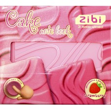 Блокнот 90x90мм 80арк. нелін. ароматиз. обкл. софт тач "Kids line.Cake" №ZB.12470-10/Zibi/