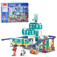 Конструктор "Sluban" ЖД/метро 605дет,49,3см,потяг,машини,фігурки,в кор-ці №M38-B1263(8)