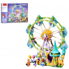 Конструктор "Sluban" Рожева серія,парк розваг,504дет,в кор-ці,42,5х33х7см №M38-B1286(12)