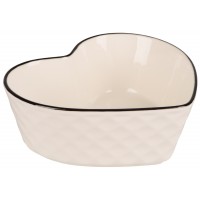 Салатник керам. "Limited Edition Romb" 17,5см у формі серця №YF7018(6)(36)