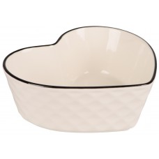 Салатник керам. "Limited Edition Romb" 17,5см у формі серця №YF7018(6)(36)