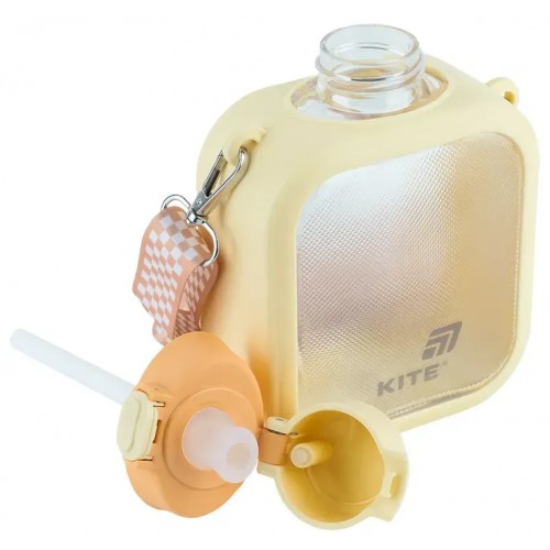 Пляшка для води пласт. "Kite" 700мл жовта №K25-1237-1