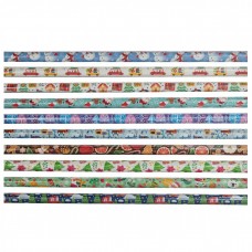 Папір пакувальний 64х90см Новий Рік №GWP2024-6/GWP2023-2/8358/Мандарин/(10)(40)(240)