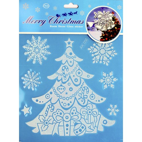 Наклейка новорічна №BT-7097(12)