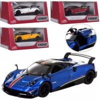 Машина інерційна, металева Kinsmart 12 см, відкриваються двері, 4 види в коробці 16 х8х7,5 см (24) KT-5400 WF