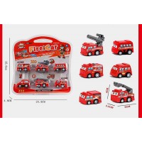 Набір транспорту: машинки 6шт,в слюді 24,5х4,8х26,5см №265-17C(60)(120) КІ