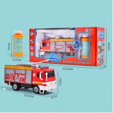 Мильні бульбашки Пожежна машина,світ,на бат-ці в кор-ці 33,5х11х16см №119(18)36) КІ
