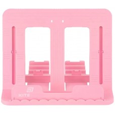 Підставка для книг "Kite"  №K25-330-4 пласт. рожева(12)