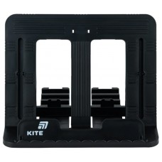 Підставка для книг "Kite"  №K25-330-1 пласт. чорна(12)