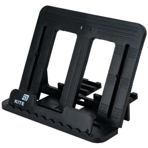 Підставка для книг "Kite"  №K25-330-1 пласт. чорна(12)