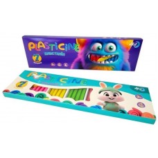 Пластилін 7 кольор. 140гр зі стеком №832481(48)(96)