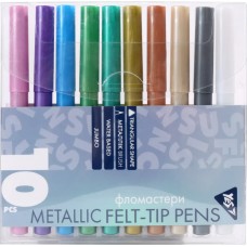 Фломастери "Yes" 10кольор. "Fusion" металік №650591(12)(72)