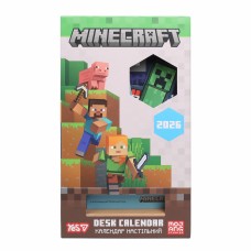 Календар настіл. "Yes" Minecraft 2026 на підставці,формовий №270266(20)