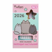 Календар настіл. "Yes" Pusheen 2026 на підставці,формовий №270265(20)