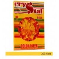 Папір кольор. А4 80г/м інт. Crystal Сolor Paper Gold 200 (золотий)(100)(2500)