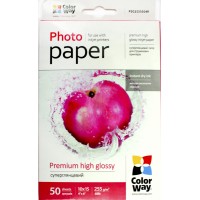Фотопапір "CW" 10х15 255г/м суперглянц. №PSG255-50/43089 карт.уп.(50)