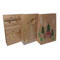 Пакет подарунковий "Buromax" Новий Рік 31х42х12см BM.2000128(12)