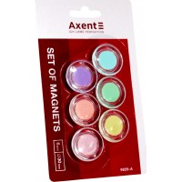 Набiр магнітiв "Axent" №9829-A Pastelini 30мм (6шт)(24)