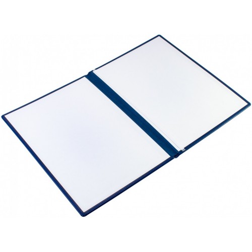 Папка А4 "Герб (тризуб)" з тисн. Nebraska темно-синя (срібло) №O36047-24/Optima/(15)