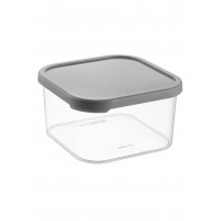 Контейнер для харч. прод. пласт. "Idea Home Quick Box Gray" 1,8л квадр. №00813(24)