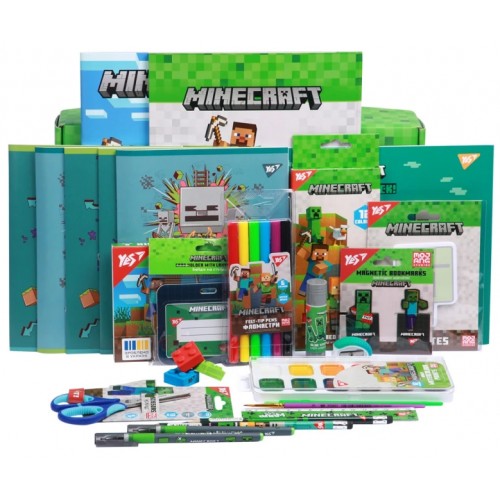 Набір подарунковий для школи "Yes" Minecraft 26 предм. №450246