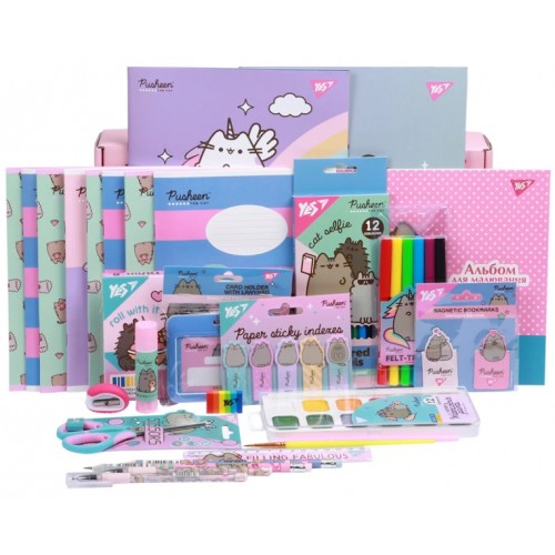Набір подарунковий для школи "Yes" Pusheen 29 предм. №450245