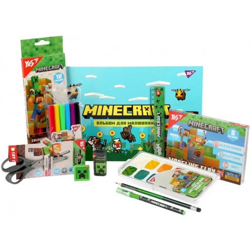 Набір канцтоварів 11 предм. "Yes" Minecraft №5/450217