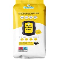 Серветки вологі для прибирання "Purfix" універсальні 100шт №1783(6)