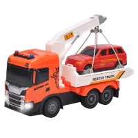 Автомодель "Technodrive" Big Truck ЕВАКУАТОР SCANIA З МАШИНОЮ (світло, звук)/КіддіСвіт/