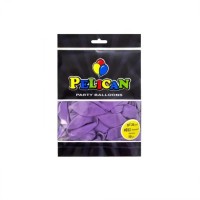 Набір кульок повітр. латексна 10"/25см "Пастель" бузкова 10шт №811011/Pelican/(5)(250)