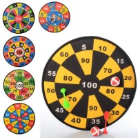 Дартс на липучке,36 см,2 дротика,2 мячика,в кульке,36 х36х3см (72) M3388