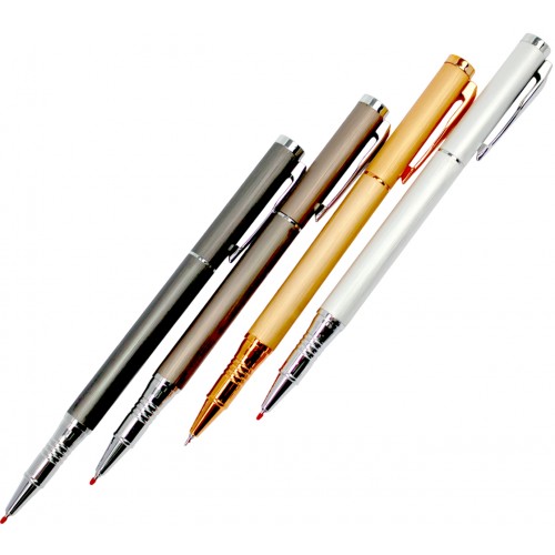 Ручка гел. метал. "Baixin" №GP6005(1-2-3-4) синя 0,5мм mix4(12)