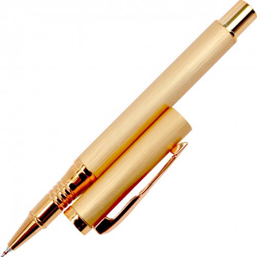 Ручка гел. метал. "Baixin" №GP6005(1-2-3-4) синя 0,5мм mix4(12)