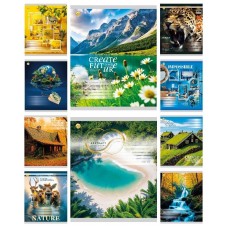 Зошит 96арк. кліт. /ТВ/ "Мікс" №ТА61705(10)(120)