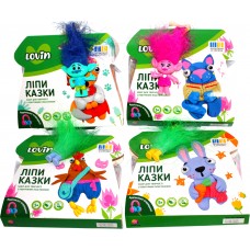 Набір для ліплення "Lovin" Ліпи казки з повітряним пластілином №7000231(12)