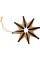 Об'ємна іграшка Ялинкова зірка 10 см МДФ 5 мм  