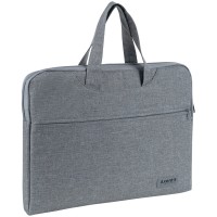 Сумка для документів "Axent" А4 1від. 1карм. світло-сіра №1632-01-A