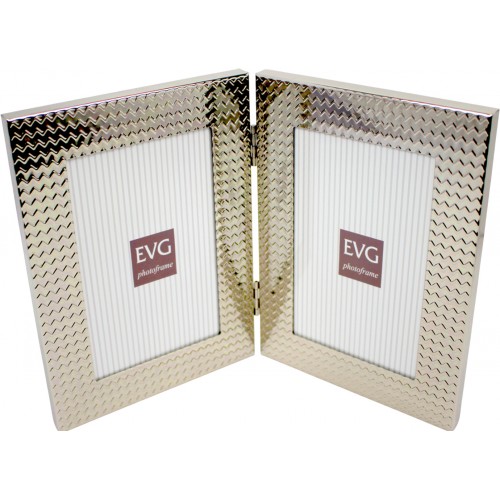 Фоторамка "EVG" Onix 10х15 S16 Double Silver(6)(12)