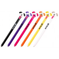 Ручка авт. кульк. "Kite" №K25-028-2 Little puppy синя(36)