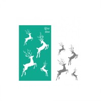 Трафарет багаторазовий самоклеючий "Rosa Talent" Новий рік 13х20см №3064/GPT500831778