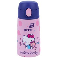 Термос 0,4л з трубочкою "Kite" Hello Kitty метал. №HK25-1261