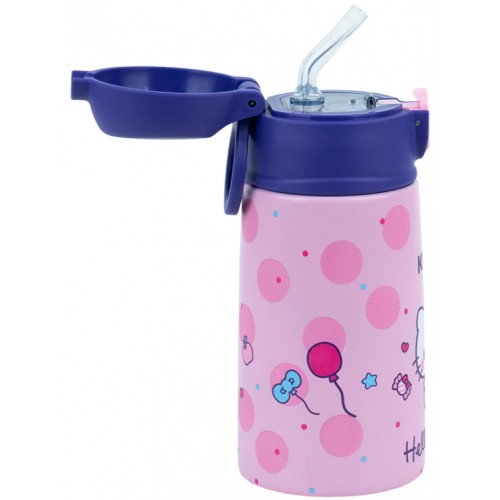 Термос 0,4л з трубочкою "Kite" Hello Kitty метал. №HK25-1261