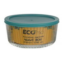 Контейнер для харч. прод. скло Ecomo Wawe Box 1780мл кругл. 3CC180-4H/7624(16)