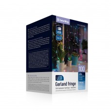 Гірлянда-бахрома електрич. ColorWay 100LED +USB мульті L-3м H-0,6м IP20 №CW-GF-100L36UMC