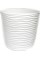 Горщик квітковий пласт. "Ф'южн" d16х14,5см 1,6л білий,низький,зі вставкою №0186/Алеана/(6)