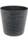 Горщик квітковий пласт. "Ф'южн" d20х18см 3,5л граніт,низький,зі вставкою №0287/Алеана/(10)