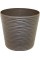 Горщик квітковий пласт. "Ф'южн" d20х18см 3,5л капучіно,низький,зі вставкою №0285/Алеана/